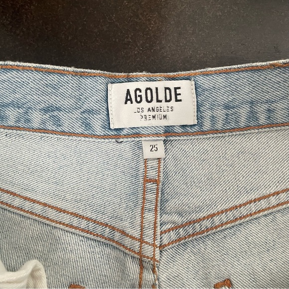 AGOLDE Women's Dee Vintage High Rise Shorts - Size 25 - Picture 11 of 12